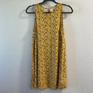 Old Navy Yellow Floral Dress